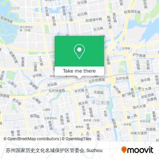 苏州国家历史文化名城保护区管委会 map
