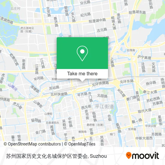 苏州国家历史文化名城保护区管委会 map