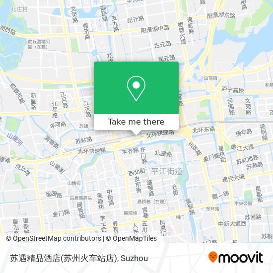 苏遇精品酒店(苏州火车站店) map