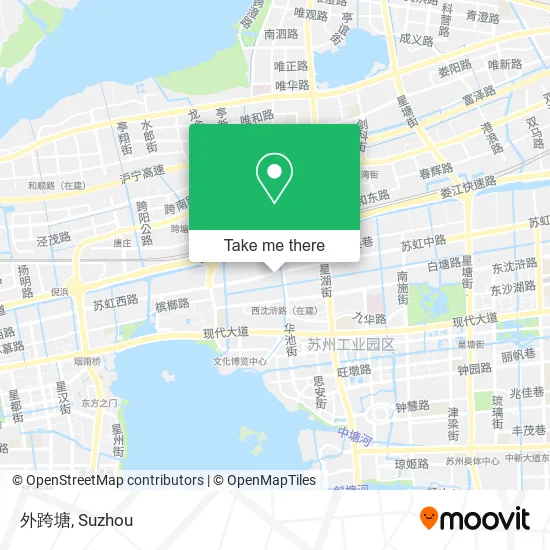 外跨塘 map