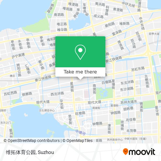 维拓体育公园 map