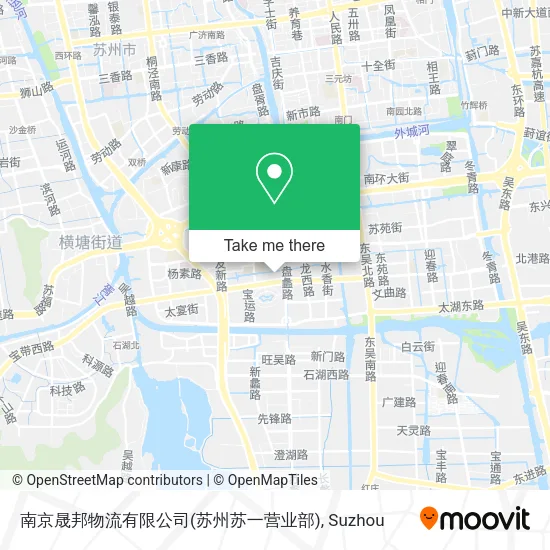南京晟邦物流有限公司(苏州苏一营业部) map