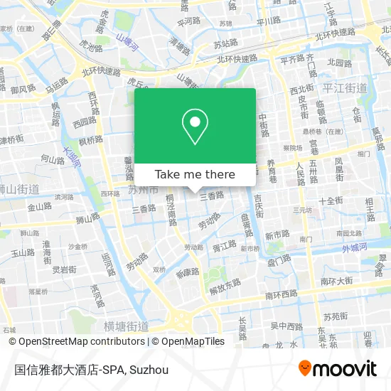 国信雅都大酒店-SPA map