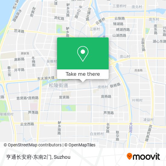 亨通长安府-东南2门 map