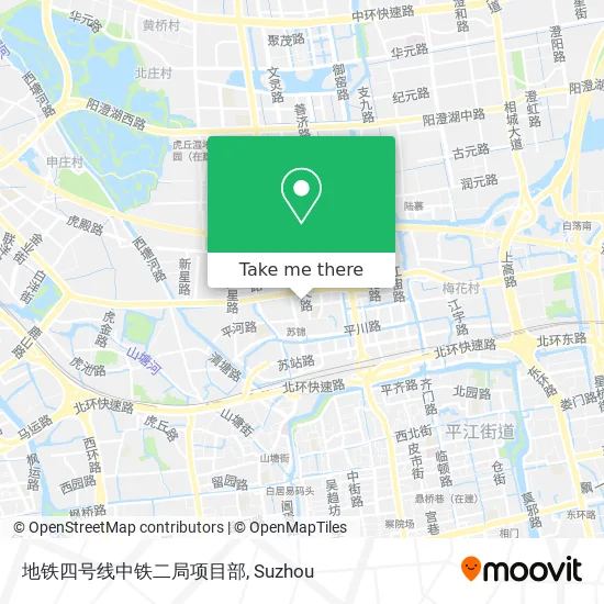 地铁四号线中铁二局项目部 map
