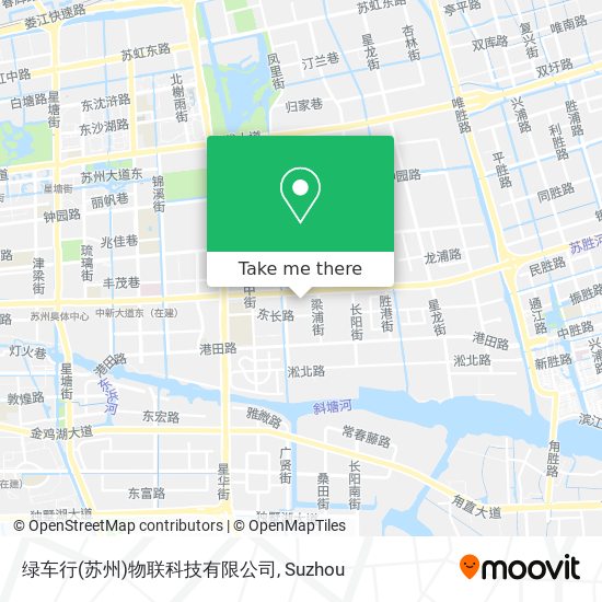 绿车行(苏州)物联科技有限公司 map