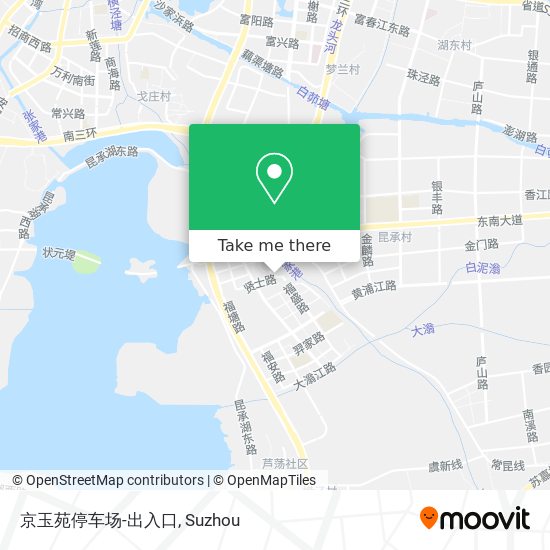 京玉苑停车场-出入口 map