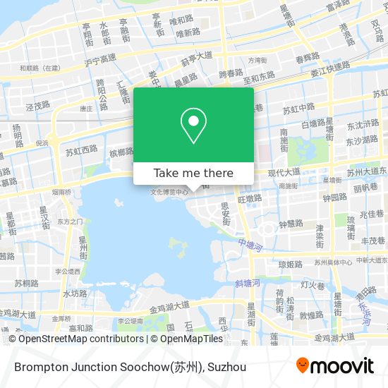 Brompton Junction Soochow(苏州) map