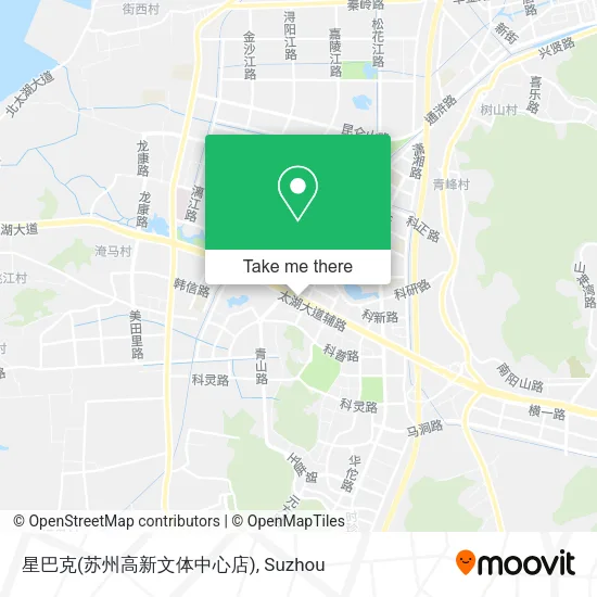 星巴克(苏州高新文体中心店) map