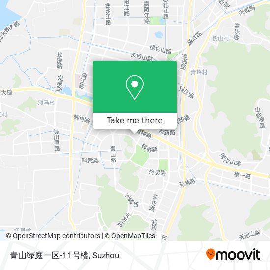 青山绿庭一区-11号楼 map