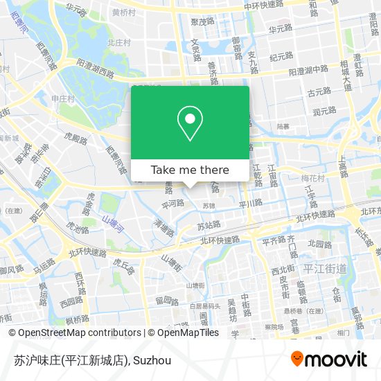 苏沪味庄(平江新城店) map