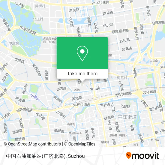 中国石油加油站(广济北路) map