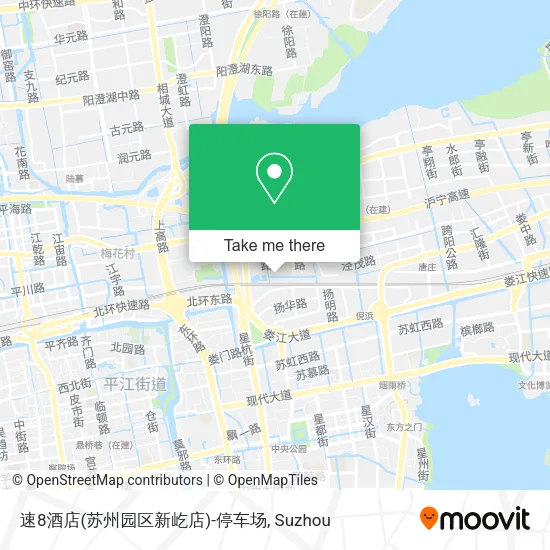 速8酒店(苏州园区新屹店)-停车场 map