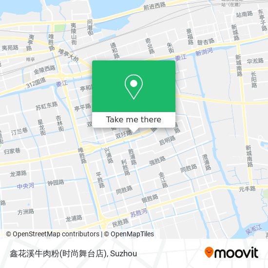 鑫花溪牛肉粉(时尚舞台店) map