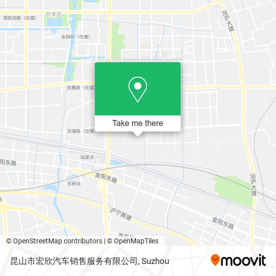 昆山市宏欣汽车销售服务有限公司 map