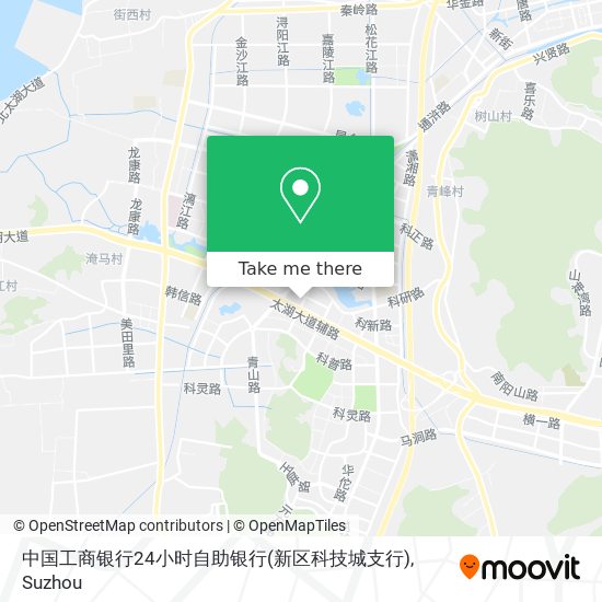 中国工商银行24小时自助银行(新区科技城支行) map