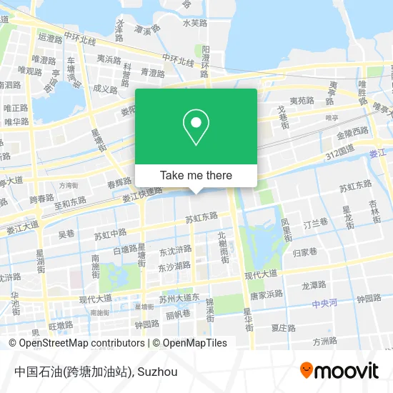 中国石油(跨塘加油站) map