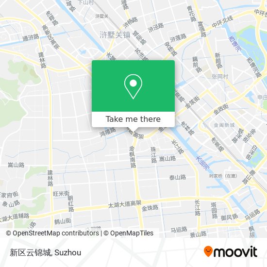 新区云锦城 map
