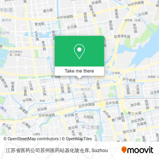 江苏省医药公司苏州医药站器化玻仓库 map