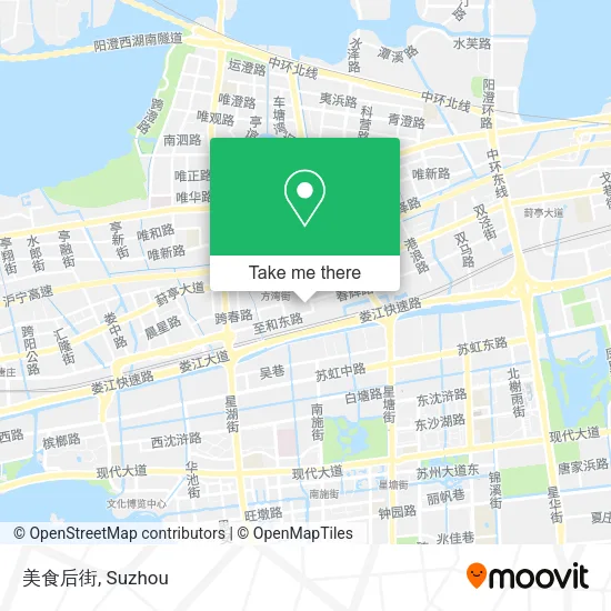 美食后街 map
