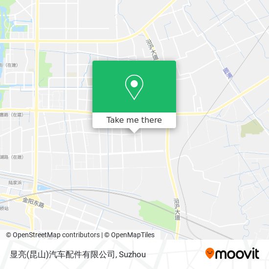 显亮(昆山)汽车配件有限公司 map