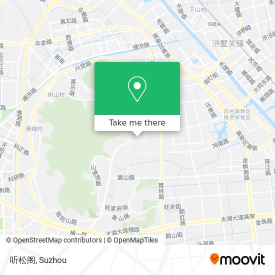 听松阁 map