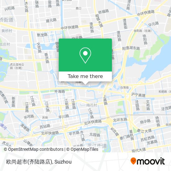 欧尚超市(齐陆路店) map