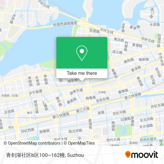 青剑湖社区b区100~162幢 map