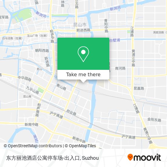 东方丽池酒店公寓停车场-出入口 map