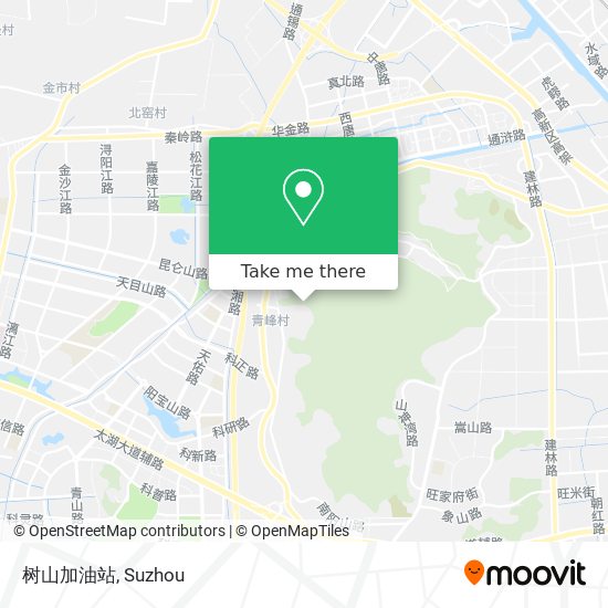 树山加油站 map