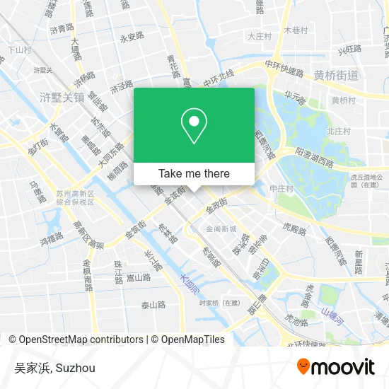吴家浜 map