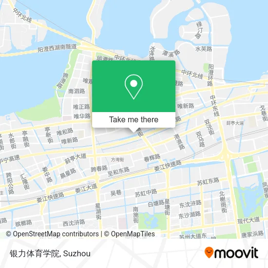 银力体育学院 map