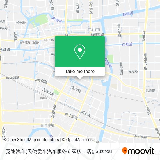 宽途汽车(天使爱车汽车服务专家庆丰店) map