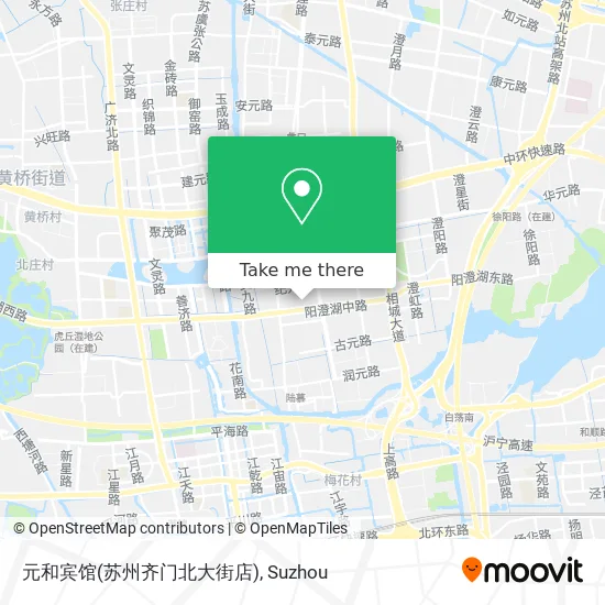 元和宾馆(苏州齐门北大街店) map