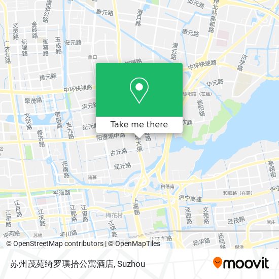 苏州茂苑绮罗璞拾公寓酒店 map