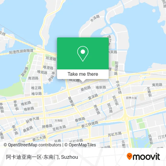 阿卡迪亚南一区-东南门 map