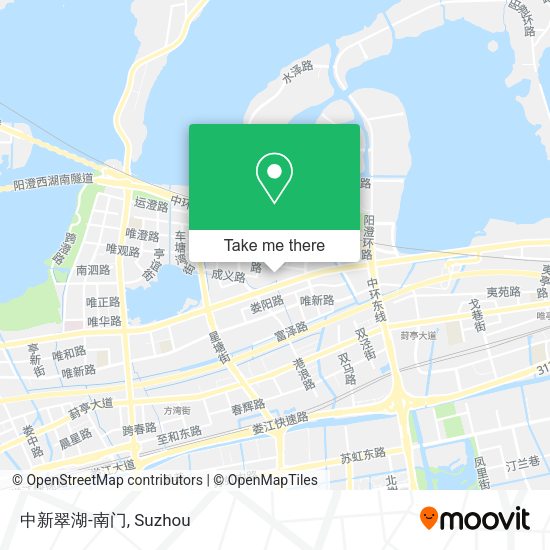 中新翠湖-南门 map