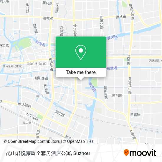 昆山君悦豪庭全套房酒店公寓 map
