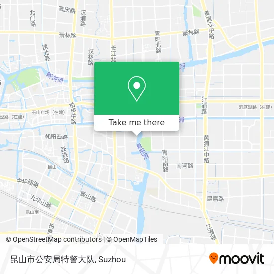 昆山市公安局特警大队 map