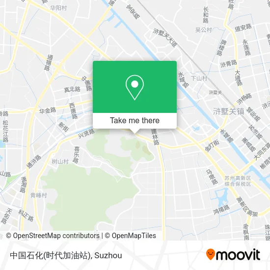 中国石化(时代加油站) map