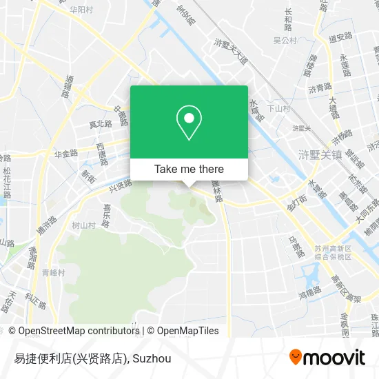 易捷便利店(兴贤路店) map