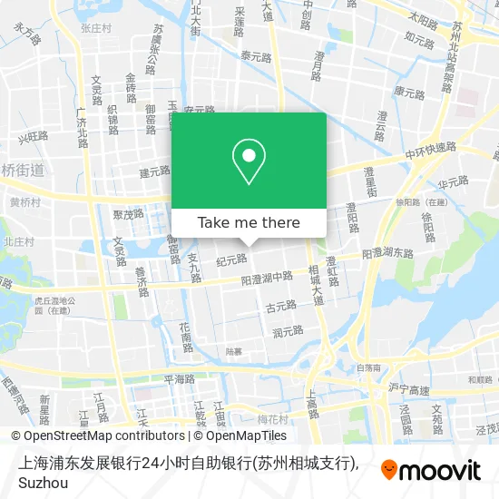 上海浦东发展银行24小时自助银行(苏州相城支行) map