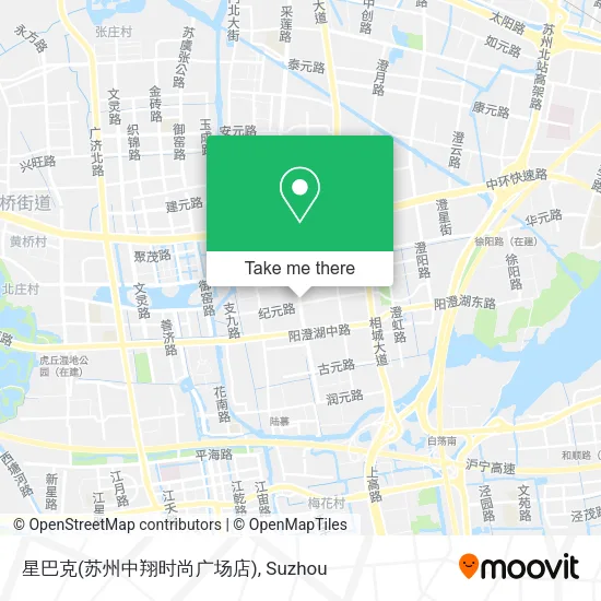 星巴克(苏州中翔时尚广场店) map
