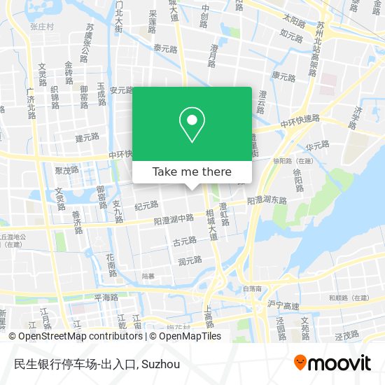 民生银行停车场-出入口 map