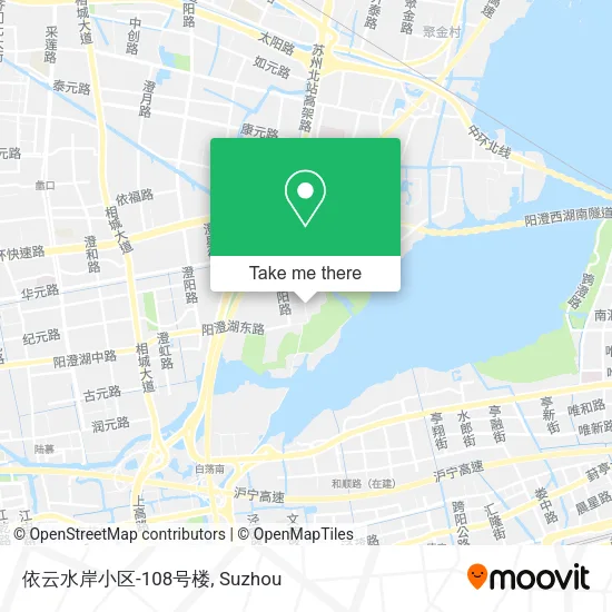 依云水岸小区-108号楼 map