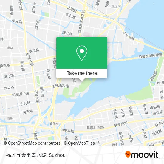 福才五金电器水暖 map