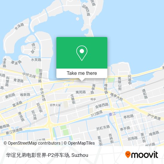 华谊兄弟电影世界-P2停车场 map