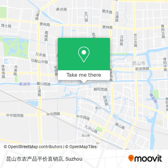 昆山市农产品平价直销店 map