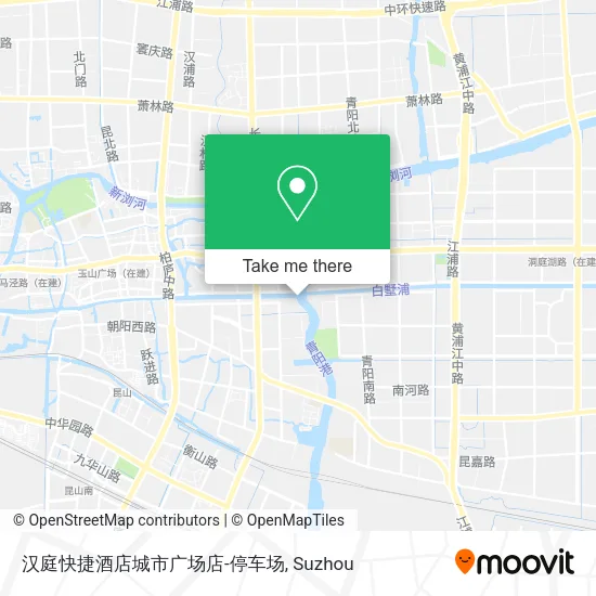 汉庭快捷酒店城市广场店-停车场 map