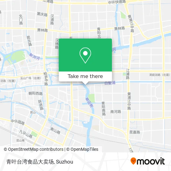 青叶台湾食品大卖场 map